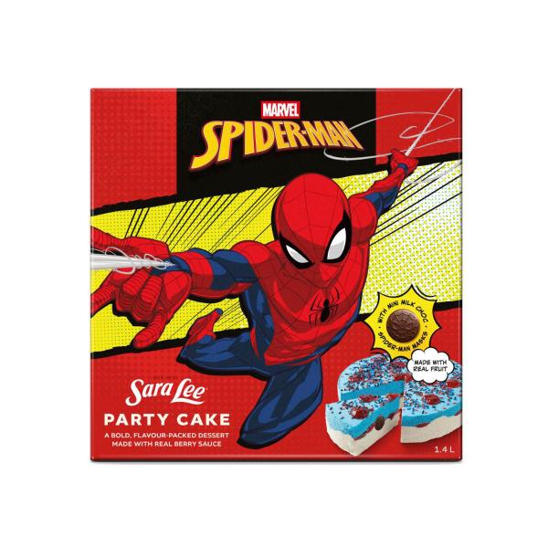Frozen Spiderman Party Cake