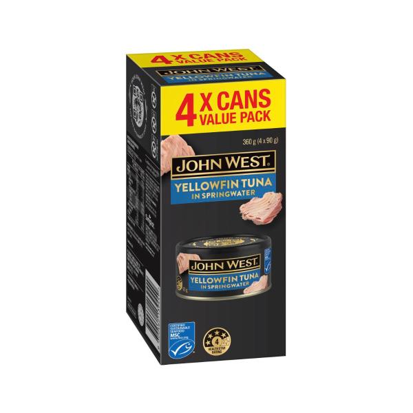 Yellowfin Tuna With Springwater 4 Pack