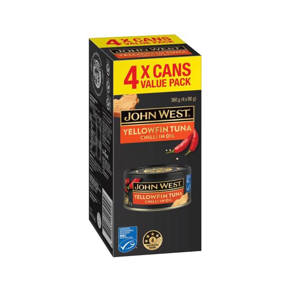 Yellowfin Tuna Chilli 4 Pack