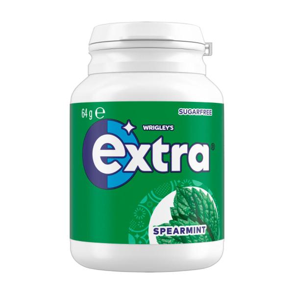 Spearmint Sugar Free Chewing Gum Bottle