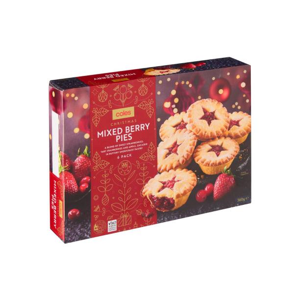 Christmas Mixed Berry Pies 6 Pack
