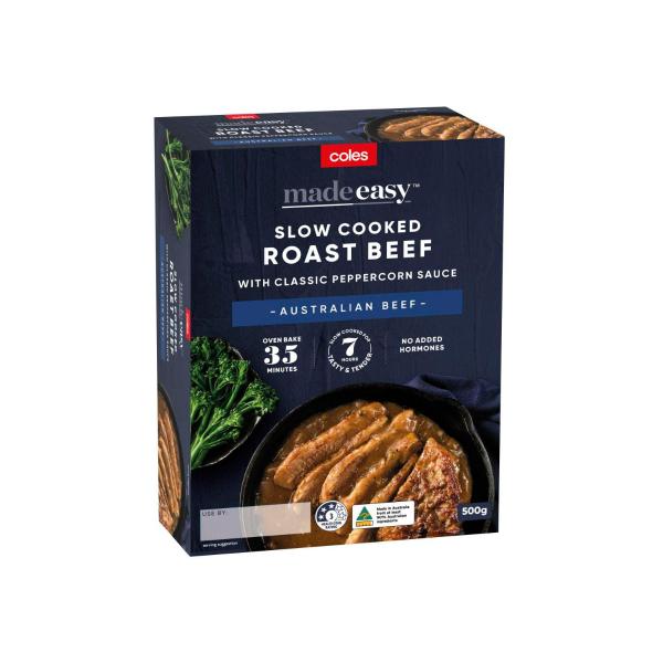 Roast Beef In Classic Peppercorn Sauce