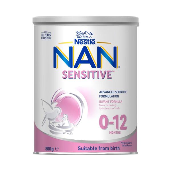 Nan Sensitive Premium Infant Formula For Newborns Suitable From Birth