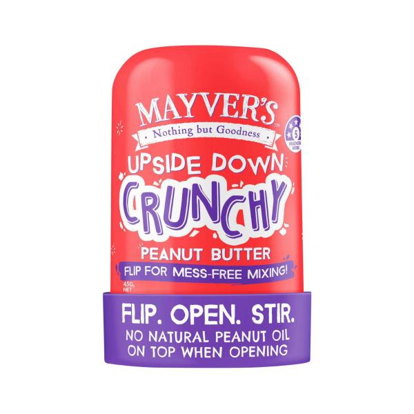 Upside Down Crunchy Peanut Butter