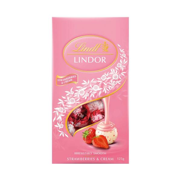 Lindor Strawberries & Cream White Chocolate Bag