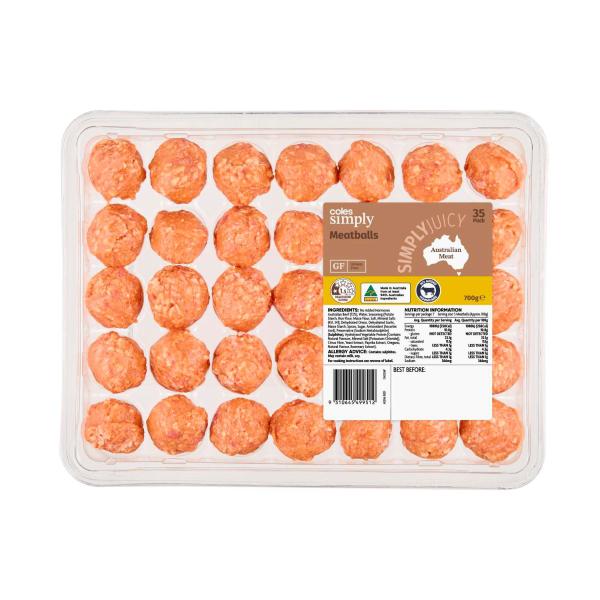 Beef Meatballs 35 Pack