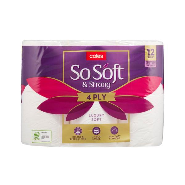 So Soft 4-ply Toilet Paper