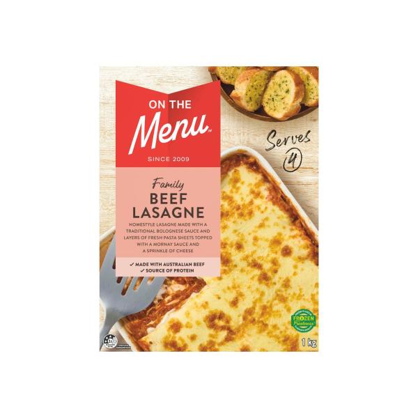 Frozen Beef Lasagne