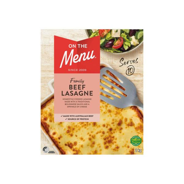 Frozen Beef Lasagne