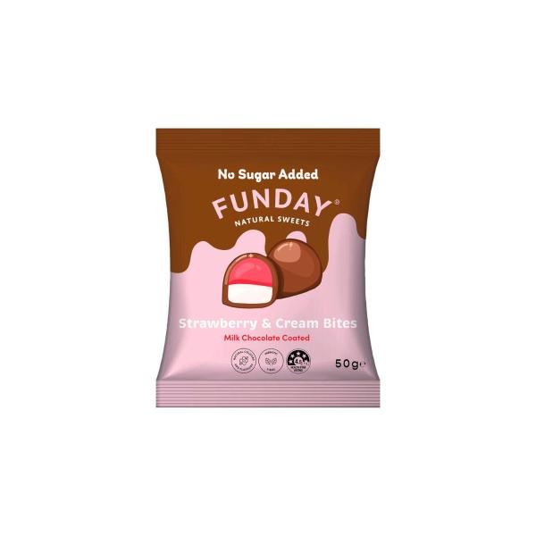 Milk Chocolate Strawberry & Cream Bites