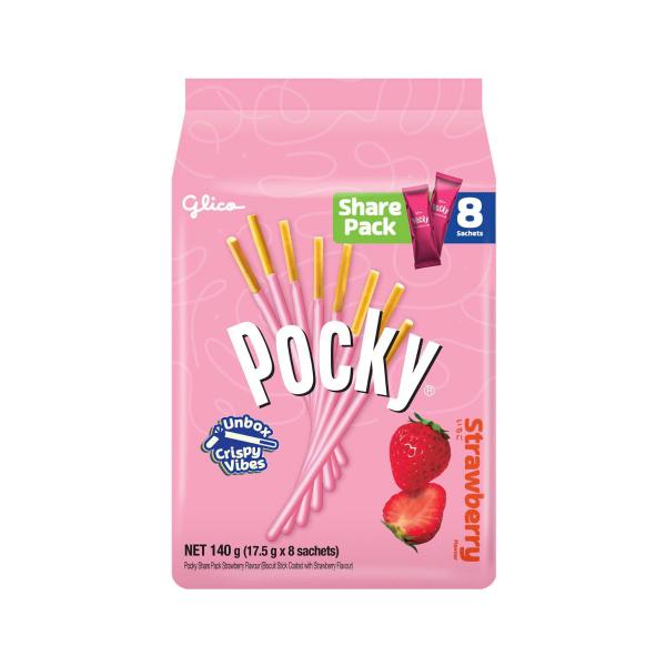 Pocky Value Pack Biscuits Strawberry