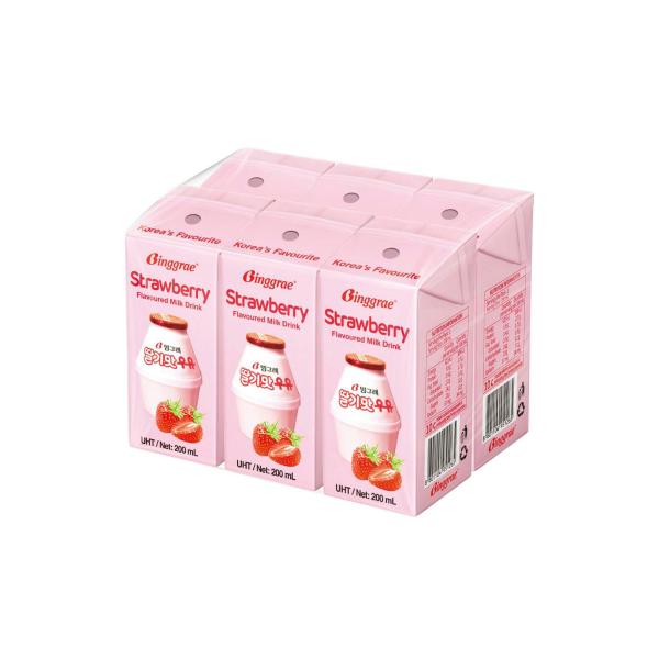 Milk Drinkstrawberry 6 Pack