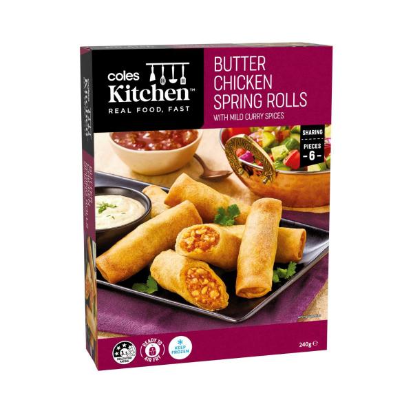 Butter Chicken Spring Rolls