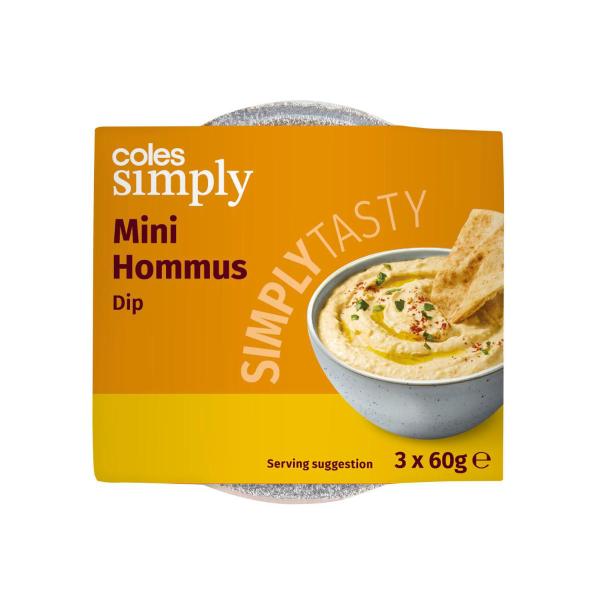 Mini Hommus Dip 3 Pack