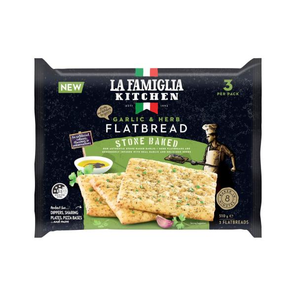 Garlic & Herb Flatbreads