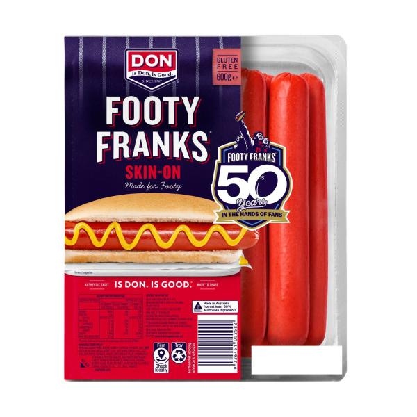 Footy Franks Skin On