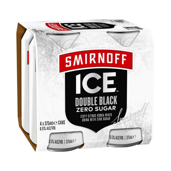 Ice Double Black Zero Can 375ml