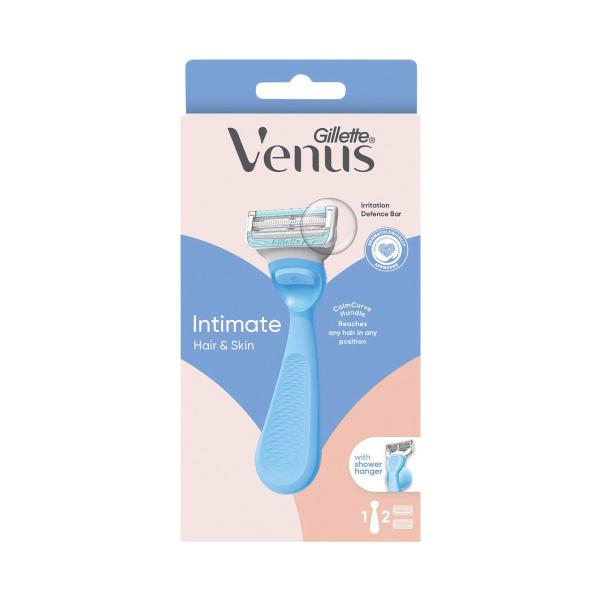 Venus Intimate Hair & Skin Razor Kit With 2 Refill Blades