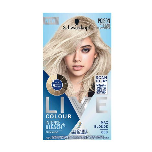 Live Colour Permanent Intence Bleach Max Blonde 00b