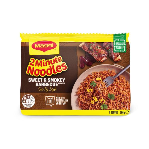 Noodles Sweet & Smokey BBQ 5 Pack