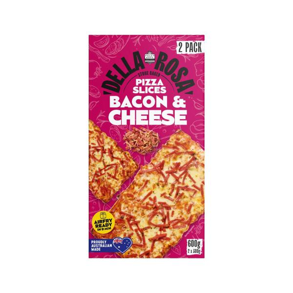 Cheese & Bacon Pizza Slices 2 Pack