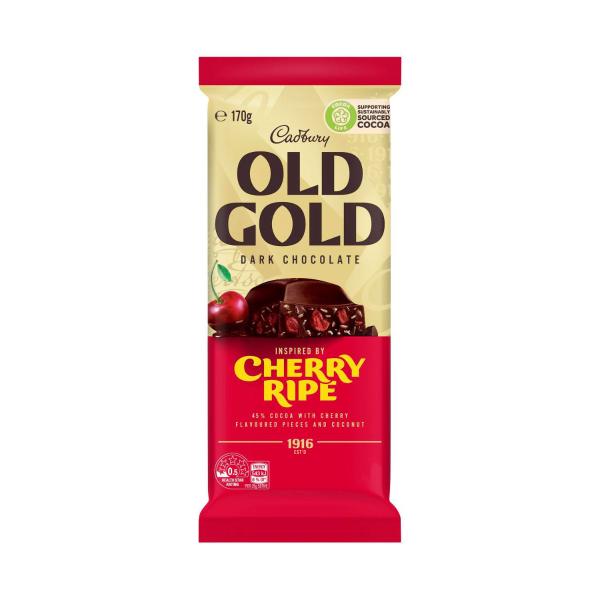 Old Gold Block Chocolate Cherry Ripe