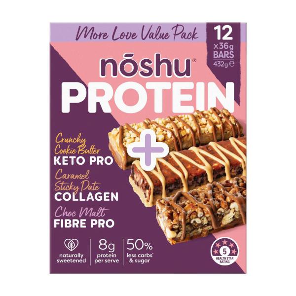 Protein+ Bars Variety 12 Pack