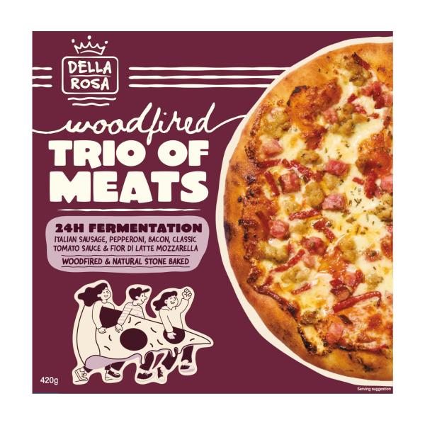 Woodfire Trio Of Meats Pizza