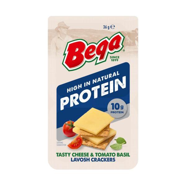 High Protein Tomato Cheese & Crackers
