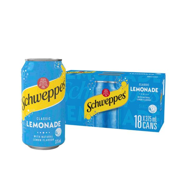 Lemonade Soft Drink Cans Multipack 375mL