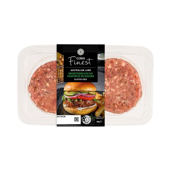 Lamb Burger Mediterranean Inspired