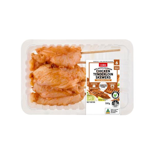 Entertaining Chicken Tenderloin Skewer Tikka Masala