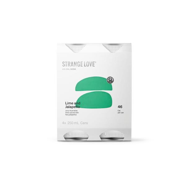 Lo-cal Soda Lime & Jalapeno 4x250ml