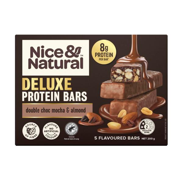 Deluxe Protein Bar Almond Mocha 5 Pack