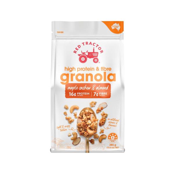 High Protein + High Fibre Granola Maple Cashew Almond