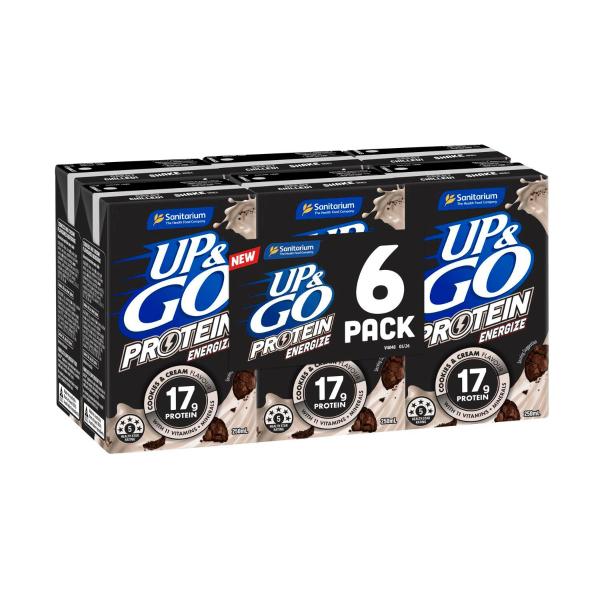 Up&go Protein Energize Cookies & Cream 6x250ml