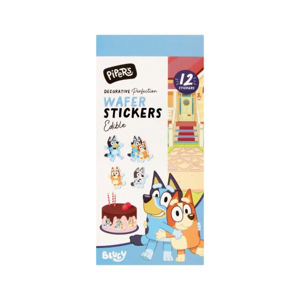 Bluey Wafer Stickers