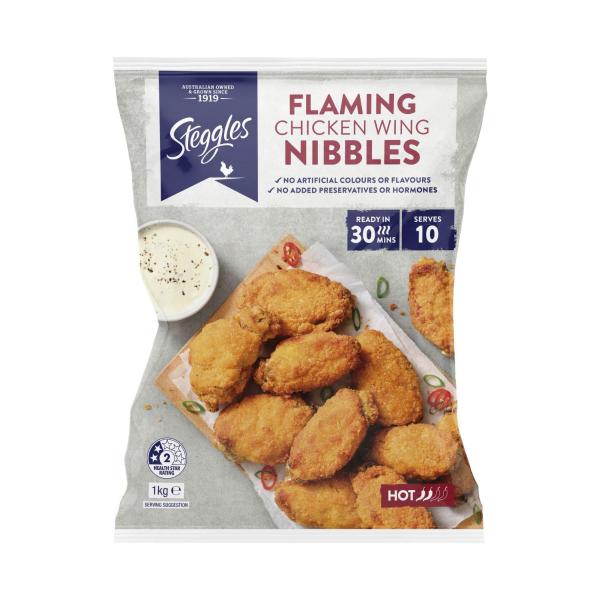 Frozen Flaming Chicken Wing Nibbles