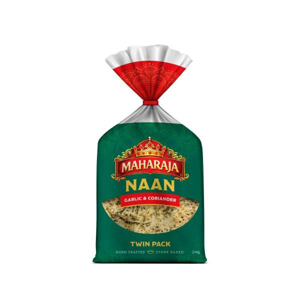 Naan Bread Garlic & Coriander