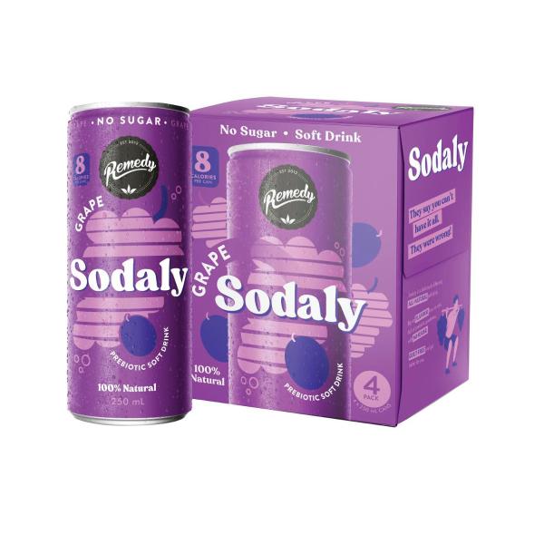 Sodaly Grape 4x250ml