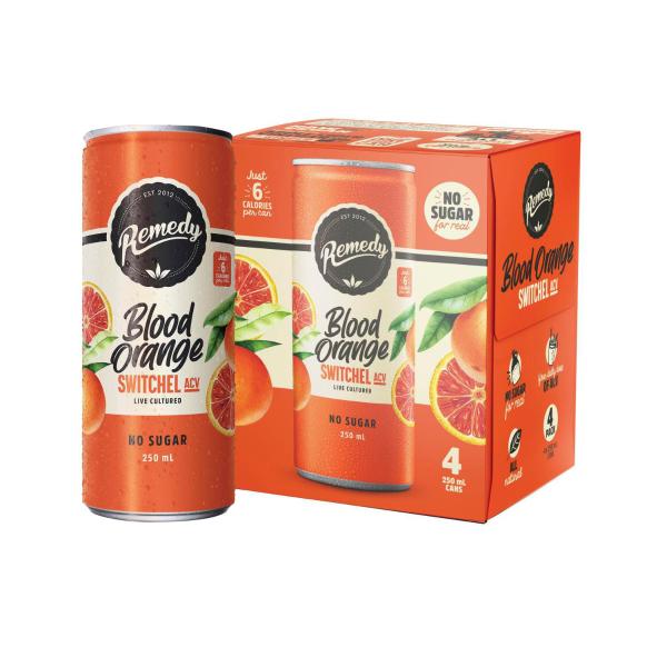 Blood Orange Switchel 4x250ml