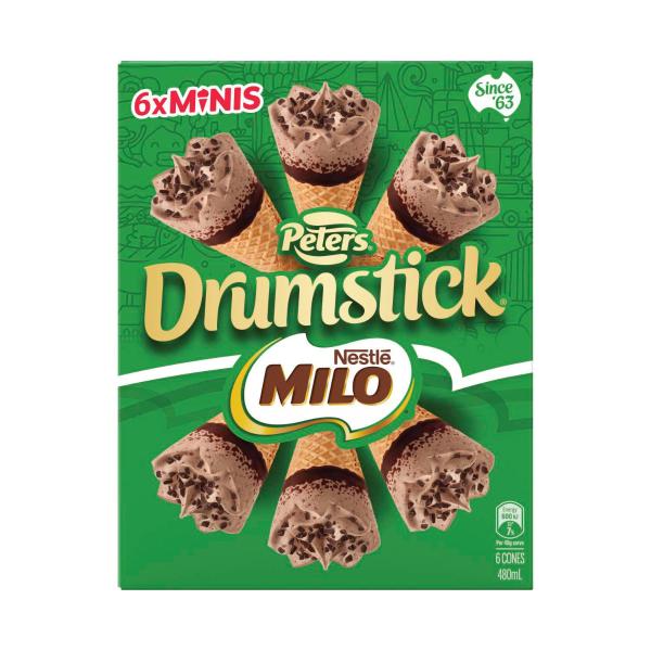 Drumstick Minis Milo Cones 6 Pack
