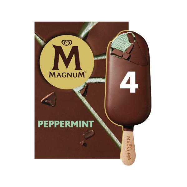 Peppermint Ice Cream Sticks 4 Pack