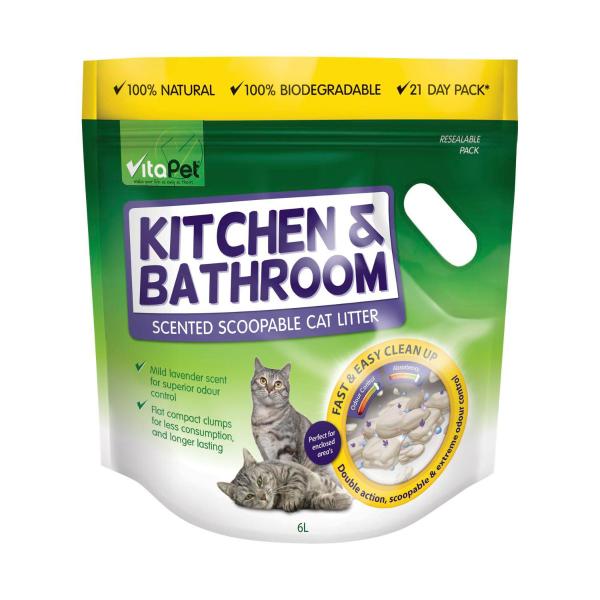 Kitchen & Bathroom Cat Litter