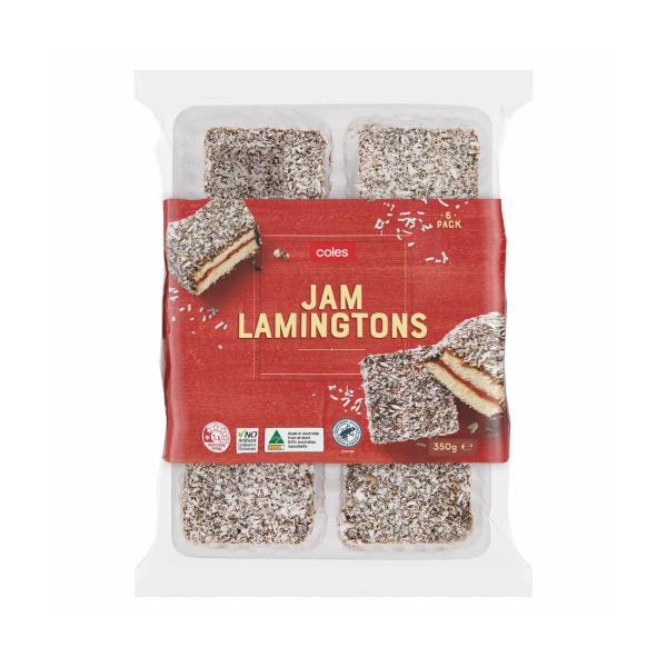 Jam Lamingtons 6 Pack