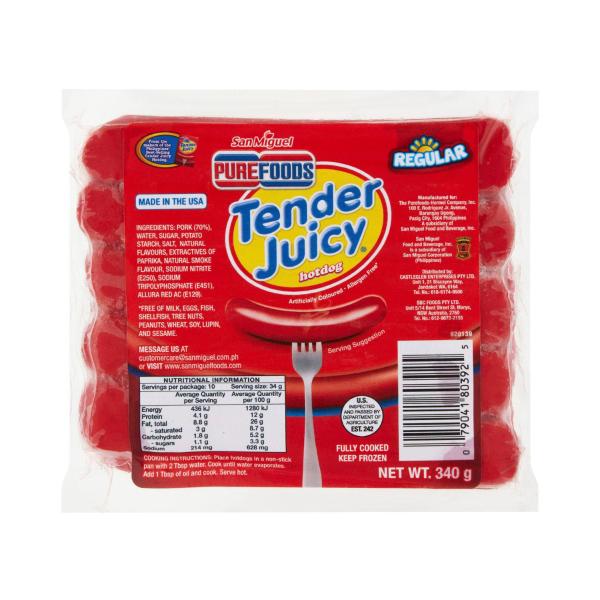 Tender & Juicy Regular Hotdog