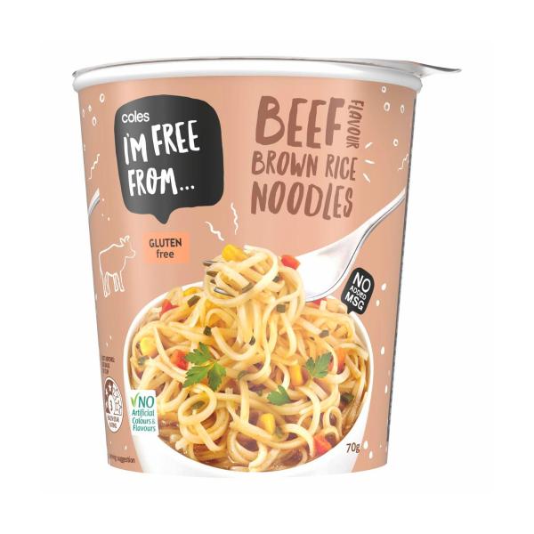 Gluten Brown Rice Noodle Cups Beef