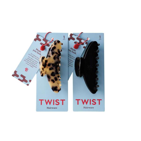 Large Claw Clip Black & Tortoiseshell