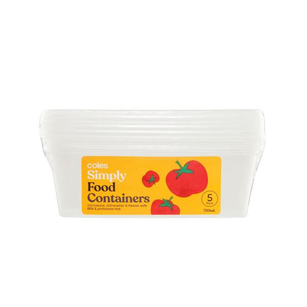 Food Containers 750ml