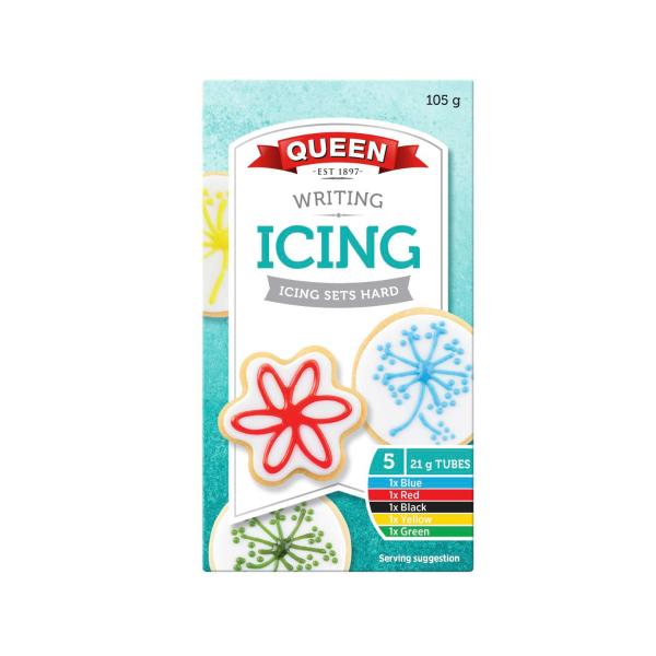 Writing Icing Multipack Colour Tubes 5 Pack